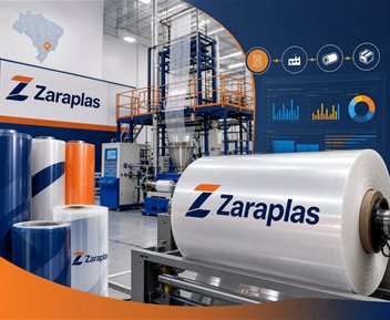 Linha de produção representando impressão automatizada em processos operacionais